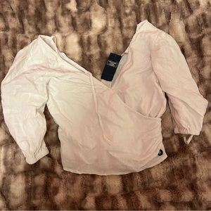 Wrap top balloon sleeve